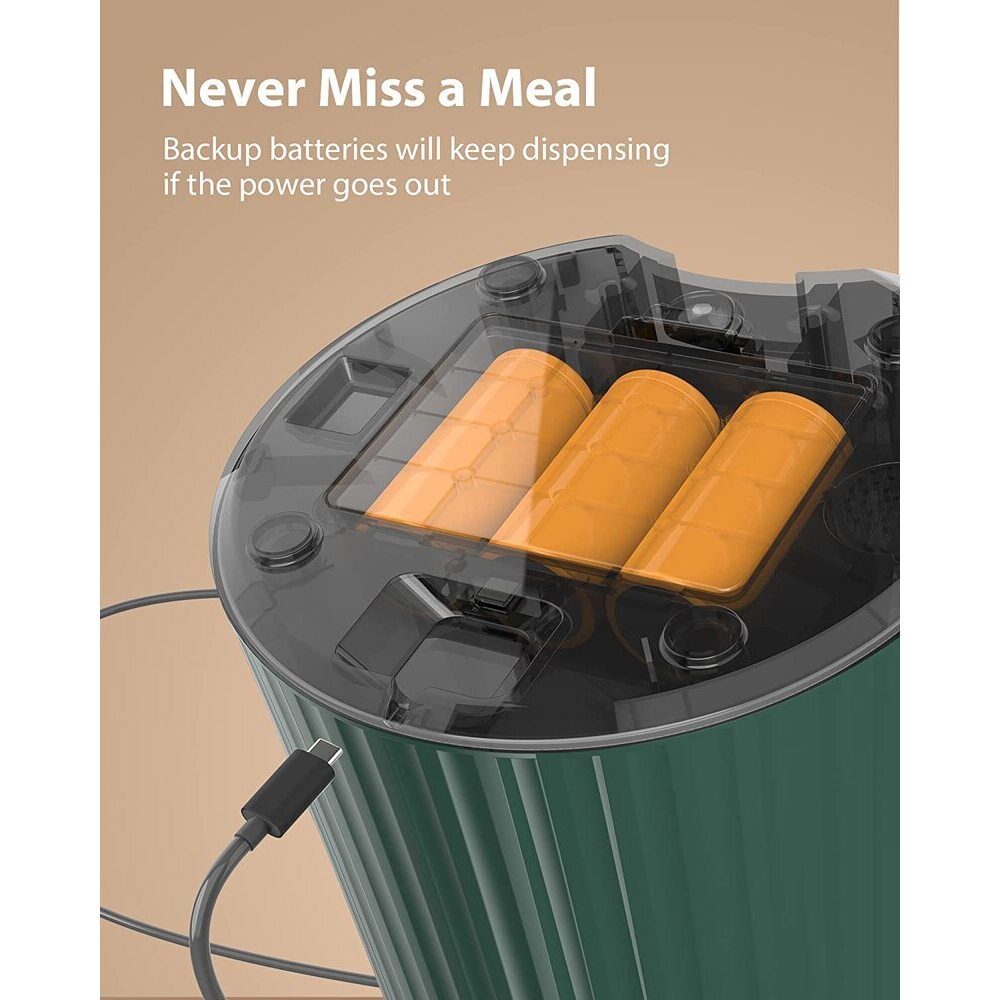 Automatic Programable Timed Cat Food Dispenser