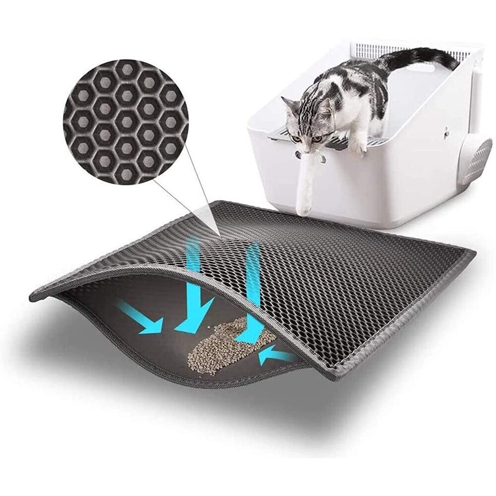 DoubleLayer Cat Litter Mat Trapper