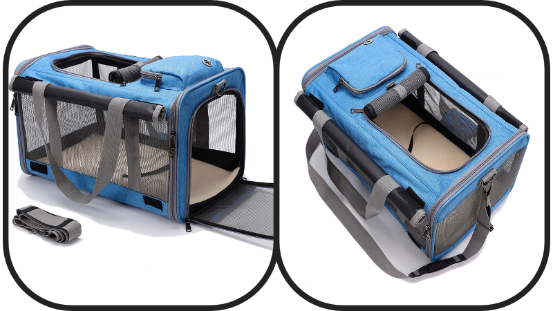 Double-Entry Design for Effortless Cat Loading and Comfortable Travel