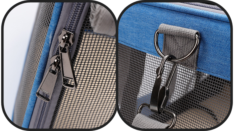 Upgraded Auto-Lock Zipper and Reinforced Hardware
