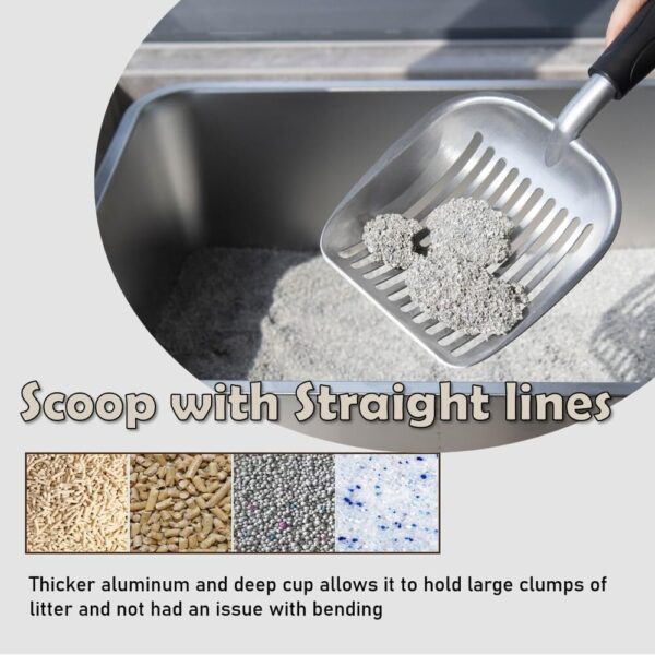 Heavy Duty Cat Litter Scoop with Holder-04 Heavy Duty Cat Litter Scoop with Holder Designed For Sore Hands