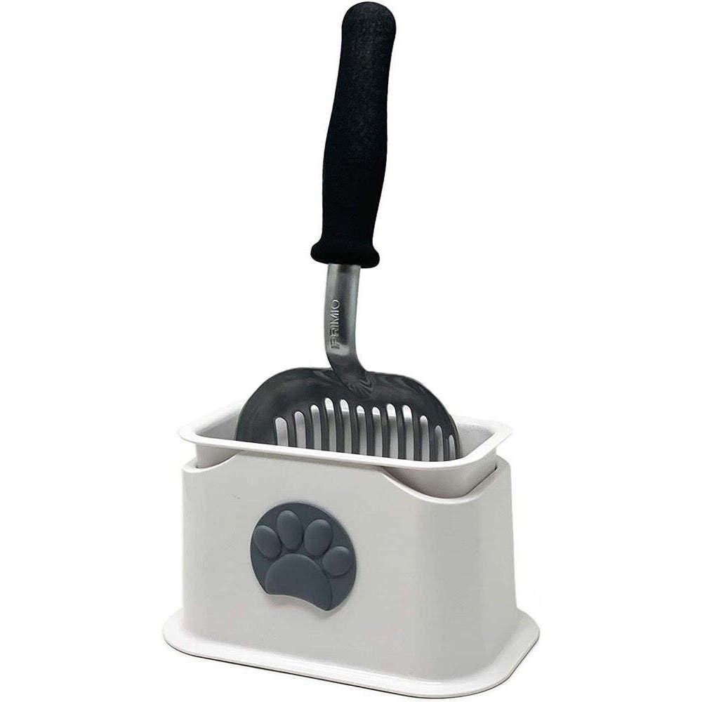 Modern Cat Scooper Holder With Patented Scooper Designed For Sore Hands