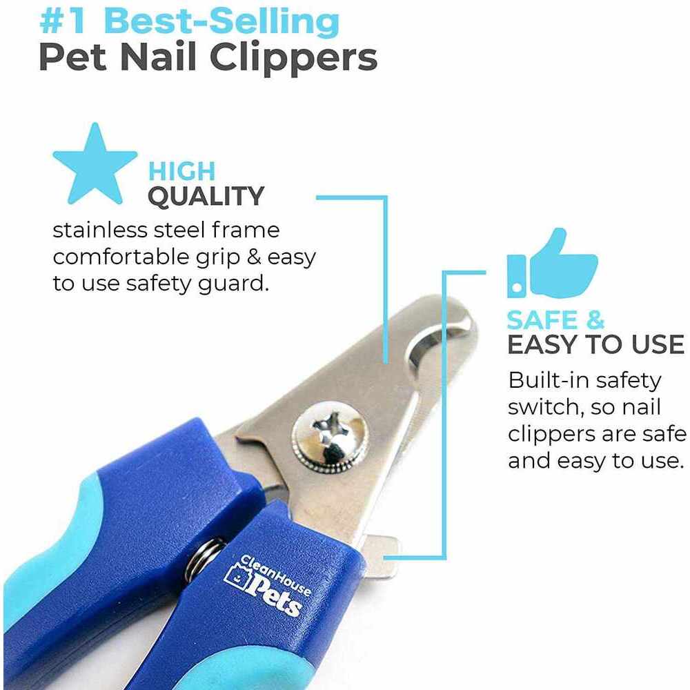 Professional Cat Nail Clippers With Safety Guard