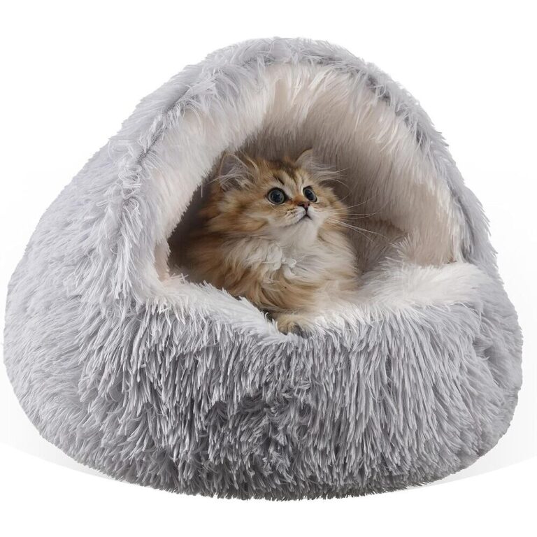 Elegant Fluffy SelfWarming Cat bed
