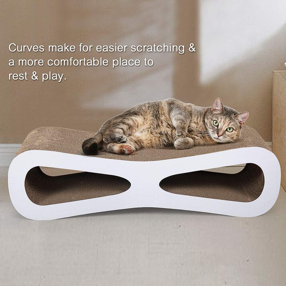 Chic and Sturdy 29.5" Cat Scratcher, Ultimate Lounge & Play Space ...