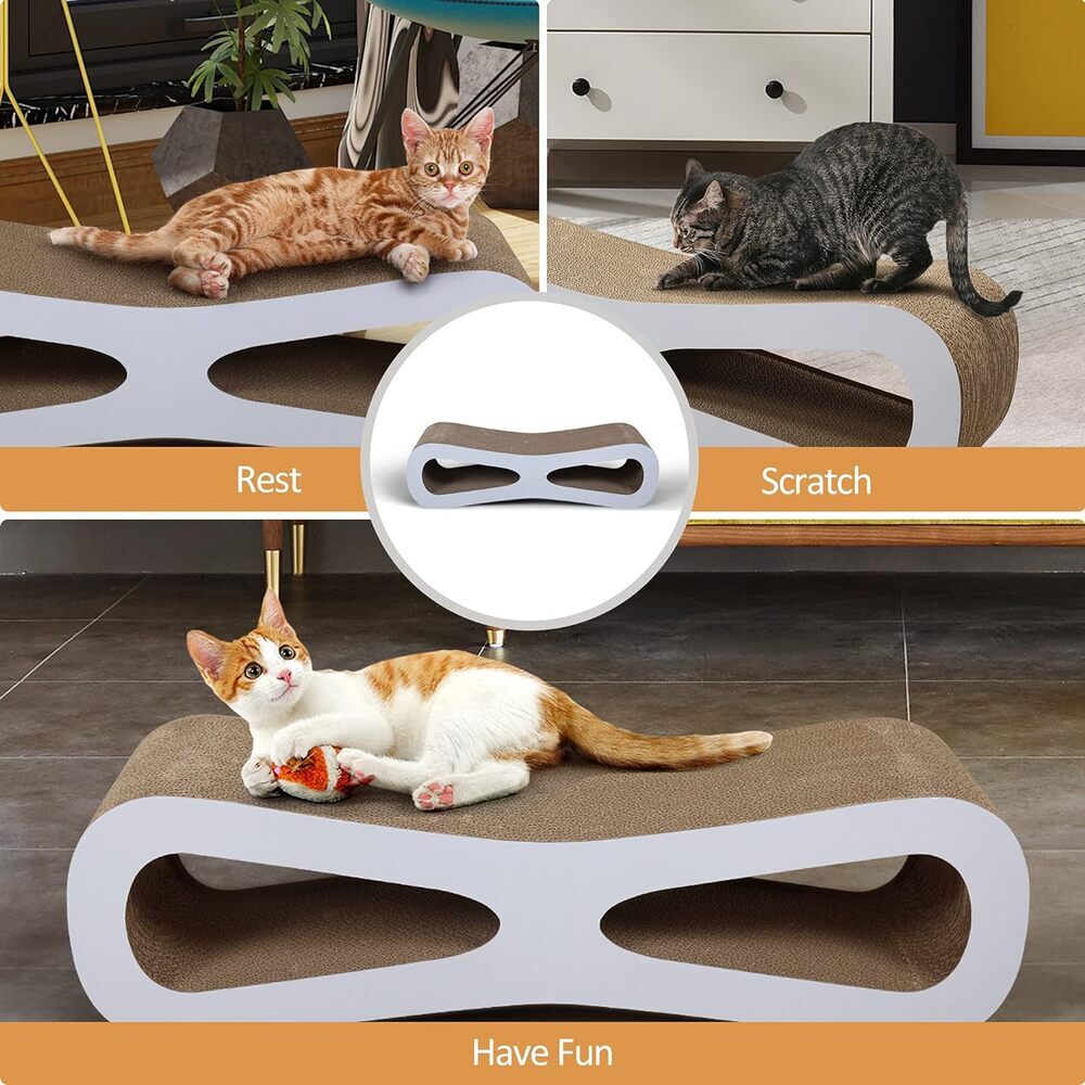 Chic and Sturdy 29.5" Cat Scratcher, Ultimate Lounge & Play Space
