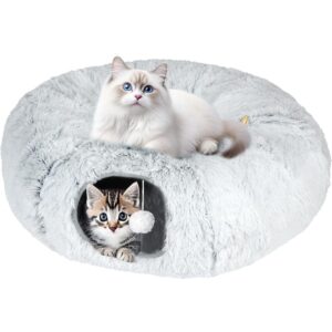 WhiskerHollow – Plush Cat Tunnel Hideaway