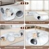 WhiskerHollow – Plush Cat Tunnel Hideaway