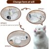 WhiskerHollow – Plush Cat Tunnel Hideaway