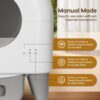 Smart Self-Cleaning Litter Box for Cats – 95L Large, App-Connected, Safe & Odorless