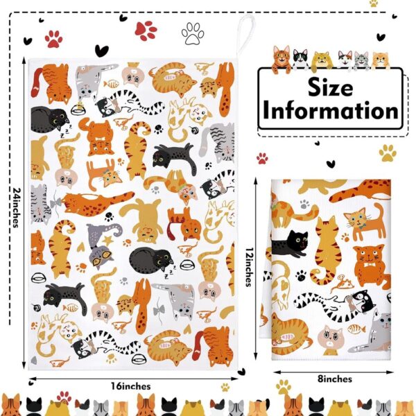Funny & Adorable Cat Kitchen Towels-05 Funny & Adorable Cat Kitchen Towels — 6-Piece Set