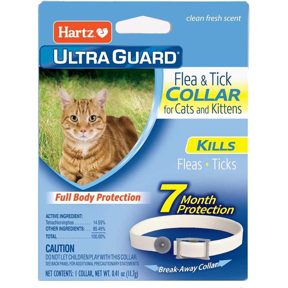 UltraGuard Flea & Tick Collar for Cats and Kittens, 7 Month Flea and ...